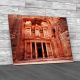 The Treasury In Petra Canvas Print Large Picture Wall Art