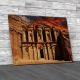 The Monastery At Sunset In Petra Canvas Print Large Picture Wall Art