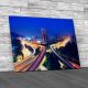 Shanghai Traffic Blur Canvas Print Large Picture Wall Art