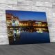 Belfast At Night Canvas Print Large Picture Wall Art
