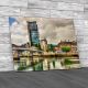 Belfast With The River Lagan Canvas Print Large Picture Wall Art