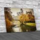 Bridge Over The Cam River Canvas Print Large Picture Wall Art