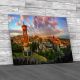 Panoramic View Of Edinburgh Canvas Print Large Picture Wall Art