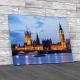 Cityscape Of Big Ben And Westminster Bridge Canvas Print Large Picture Wall Art