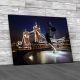 Tower Bridge At Night 2 Canvas Print Large Picture Wall Art