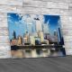 Skyline Of Docklands London Canvas Print Large Picture Wall Art