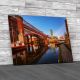 Beetham Tower Reflecting In Manchester Canal Canvas Print Large Picture Wall Art