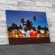 Miami Beach Canvas Print Large Picture Wall Art