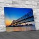 The Crescent City Connection Bridge On The Mississippi Canvas Print Large Picture Wall Art