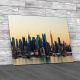 New York Manhattan Sunset Canvas Print Large Picture Wall Art