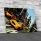 New York City Taxi Times Square Canvas Print Large Picture Wall Art