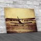 Photo Of An Old Biplane Canvas Print Large Picture Wall Art