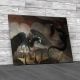 Dragon Rider Ready For Attack Canvas Print Large Picture Wall Art