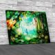 The Magic Forest With Fairies Canvas Print Large Picture Wall Art