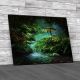 Fantasy River With A Pond Canvas Print Large Picture Wall Art