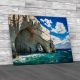 Blue Caves Of Zakynthos Greece Canvas Print Large Picture Wall Art