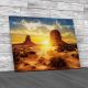 The Sisters In Monument Valley Usa Canvas Print Large Picture Wall Art
