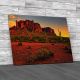 Desert And Mountains In Arizona Canvas Print Large Picture Wall Art
