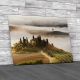 Foggy Landscape In Tuscany Italy Canvas Print Large Picture Wall Art