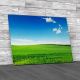 Green Field And Blue Sky Canvas Print Large Picture Wall Art
