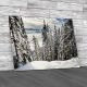 Winter Forest In Alps Austria Canvas Print Large Picture Wall Art
