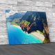 Na Pali Coast And Mountains Hawaii Canvas Print Large Picture Wall Art