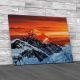 Mount Everest At Sunset Canvas Print Large Picture Wall Art