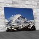 Mount Everest With Clouds Canvas Print Large Picture Wall Art