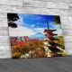 Mount Fuji With Pagoda Canvas Print Large Picture Wall Art