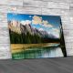 Lake Minnewanka Canada 1 Canvas Print Large Picture Wall Art