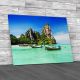 Longtale Boats In Thailand Canvas Print Large Picture Wall Art