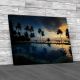 Sunrise At Thailand Paradise Canvas Print Large Picture Wall Art