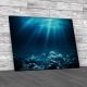 Underwater With Coral Reef Canvas Print Large Picture Wall Art