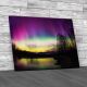 Polar Lights Or Northern Lights Canvas Print Large Picture Wall Art