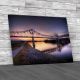 Mississippi River At Dusk Canvas Print Large Picture Wall Art