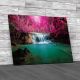 Waterfall In Autumn Forest Thailand Canvas Print Large Picture Wall Art