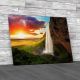 Seljalandsfoss Waterfall Iceland Canvas Print Large Picture Wall Art