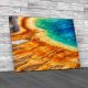 Grand Prismatic Spring From Above Canvas Print Large Picture Wall Art