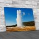 Eruption Of Old Faithful Geyser Canvas Print Large Picture Wall Art