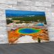 Grand Prismatic Spring In Yellowstone National Park Canvas Print Large Picture Wall Art