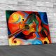 Abstract Guitar Canvas Print Large Picture Wall Art