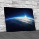 Earth From 12Miles Above Ground Canvas Print Large Picture Wall Art