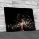 Breaking Glass Punch Canvas Print Large Picture Wall Art