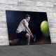 Man Playing Tennis Canvas Print Large Picture Wall Art