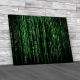 Matrix Background Canvas Print Large Picture Wall Art