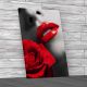 Sexy Woman With Rose Canvas Print Large Picture Wall Art