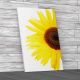 Sunflower Floral Flower Canvas Print Large Picture Wall Art