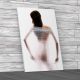 Erotic Nude Woman Froste Canvas Print Large Picture Wall Art