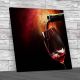 Pouring Wine Dark Square Canvas Print Large Picture Wall Art