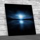 Calm Abstract Sunset Square Canvas Print Large Picture Wall Art